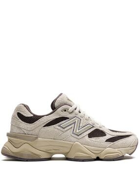 New Balance x SML 9060  Men's 6/ Women’s 7.5 Beige and Brown Suede Mesh Sneaker